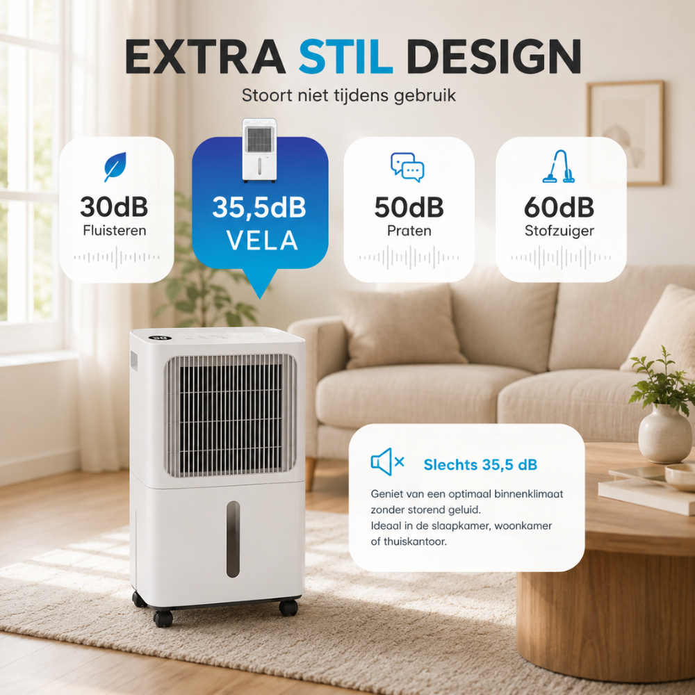 Vela Luchtontvochtiger 20L