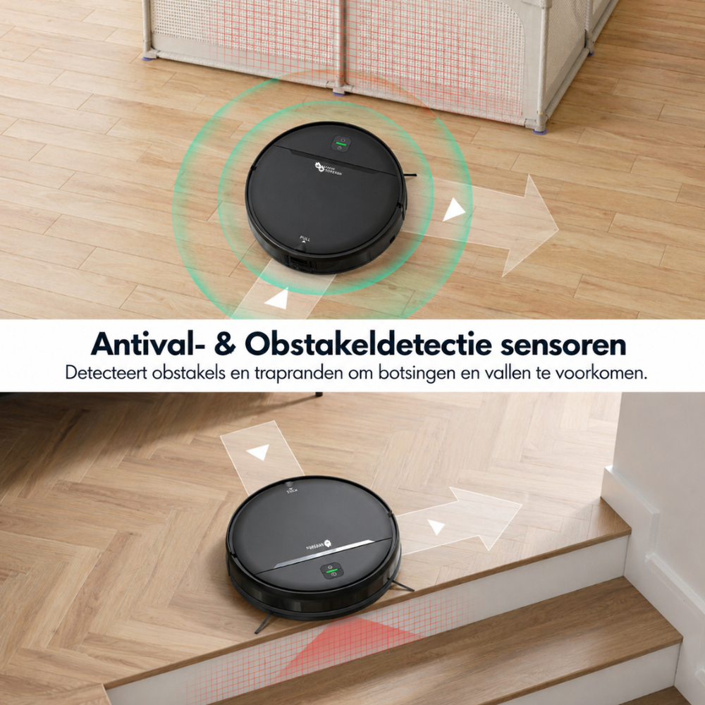 Robotstofzuiger pro - 6000Pa zuigkracht