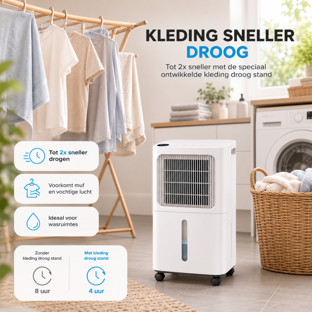 Vela Luchtontvochtiger 20L